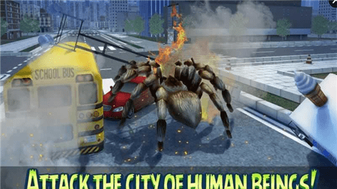 巨型蜘蛛城市攻击模拟3Dv1.0.0截图2