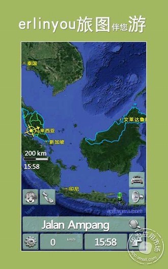 马来西亚地图中文版v5.4截图1