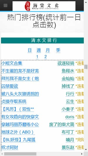 海棠线上文学城v1.0.0截图3