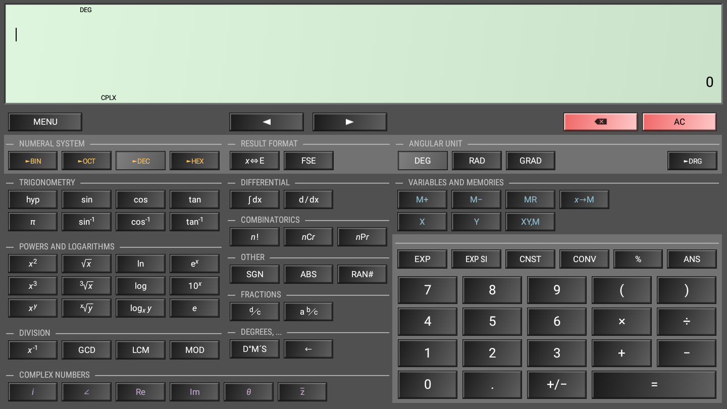 HiPER Calc Pro艾泰计算器截图1