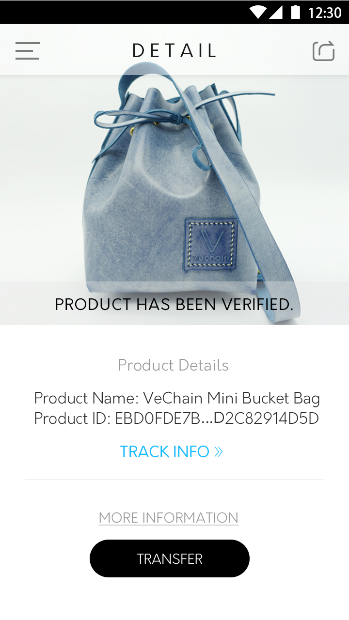 VeChain Pro(唯链区块链商品溯源平台)截图1