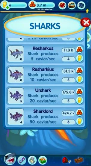 鲨鱼合成进化模拟器截图3