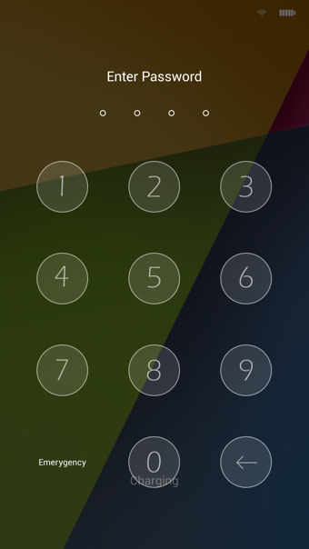 Android L 锁屏截图2