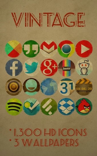 Icon Pack Vintage图标截图2