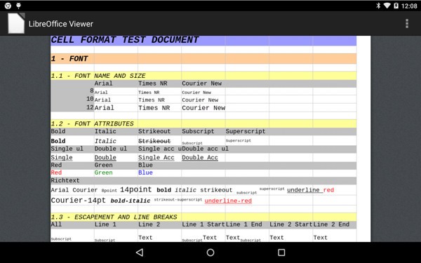 LibreOffice Viewer截图2