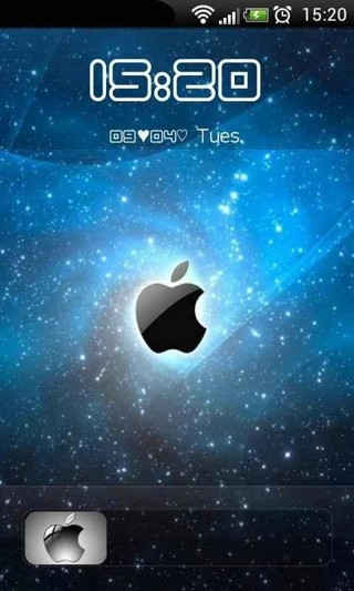 iPhone5锁屏截图3