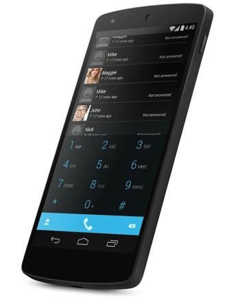 ExDialer Android KitKat Dark(安卓4.4拨号器)截图1