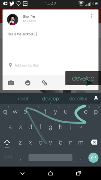 Android L 键盘(Android L Keyboard)截图3