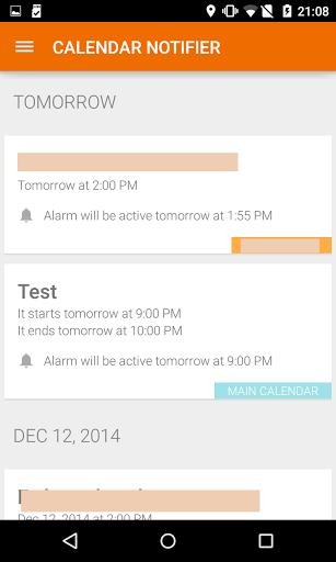 Calendar Events Notifier(日历提醒)截图3