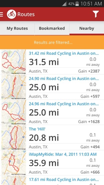 Map My Ride GPS Cycling Riding(GPS自行车记录)截图3