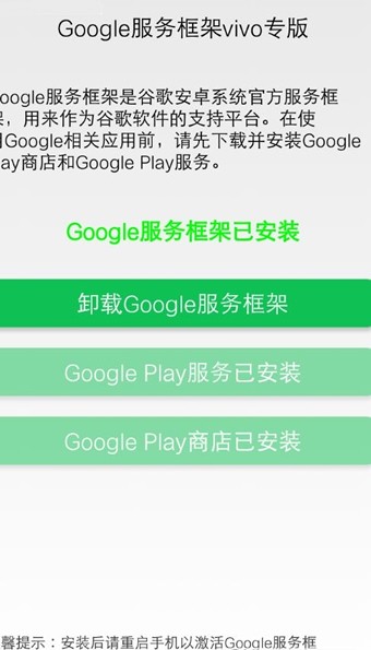 Google服务框架VIVO专版截图2