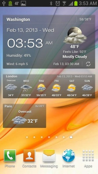 Android Weather截图2