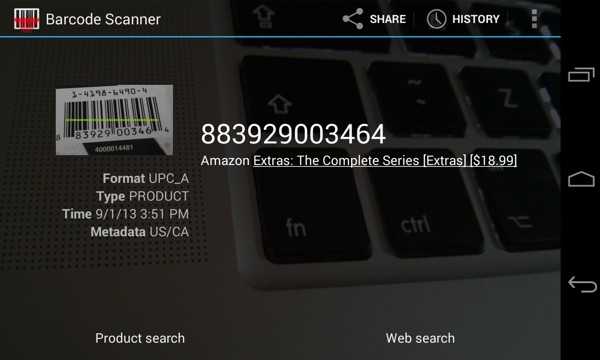 条码扫描器+(Barcode Scanner+)截图2