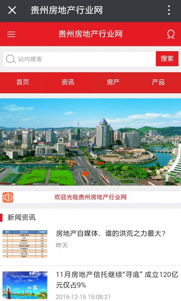 贵州房地产行业网截图1