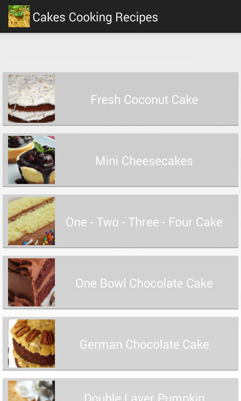 蛋糕烹饪食谱截图1
