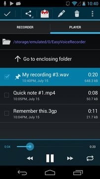 Easy Voice Recorder Pro截图10