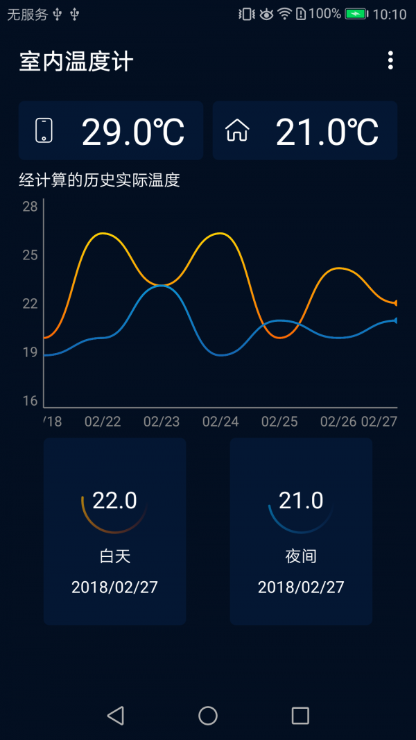 室内温度计截图3