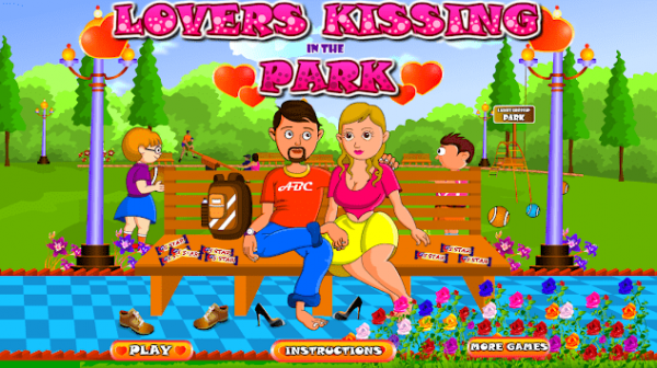 情人在公园接吻截图1