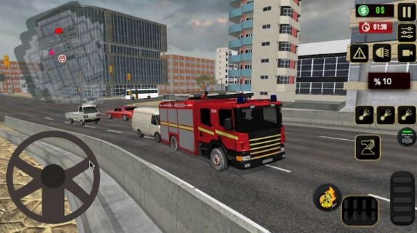 消防模拟卡车城市截图2