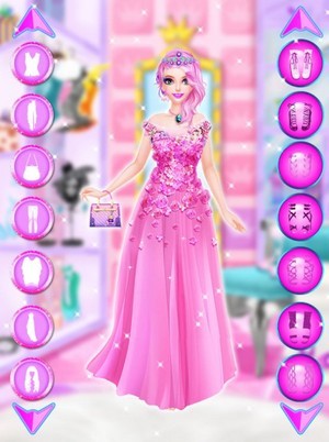 粉红公主装扮女孩截图3