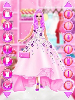 粉红公主装扮女孩截图4