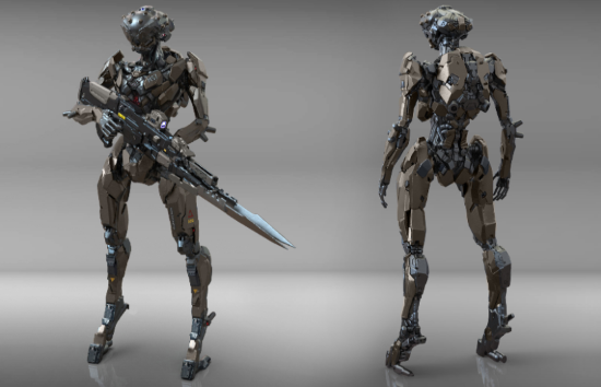 国产科幻游戏《Project DT》 机甲少女战巨型机械