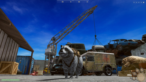 模拟新游《被通缉的浣熊》上架Steam