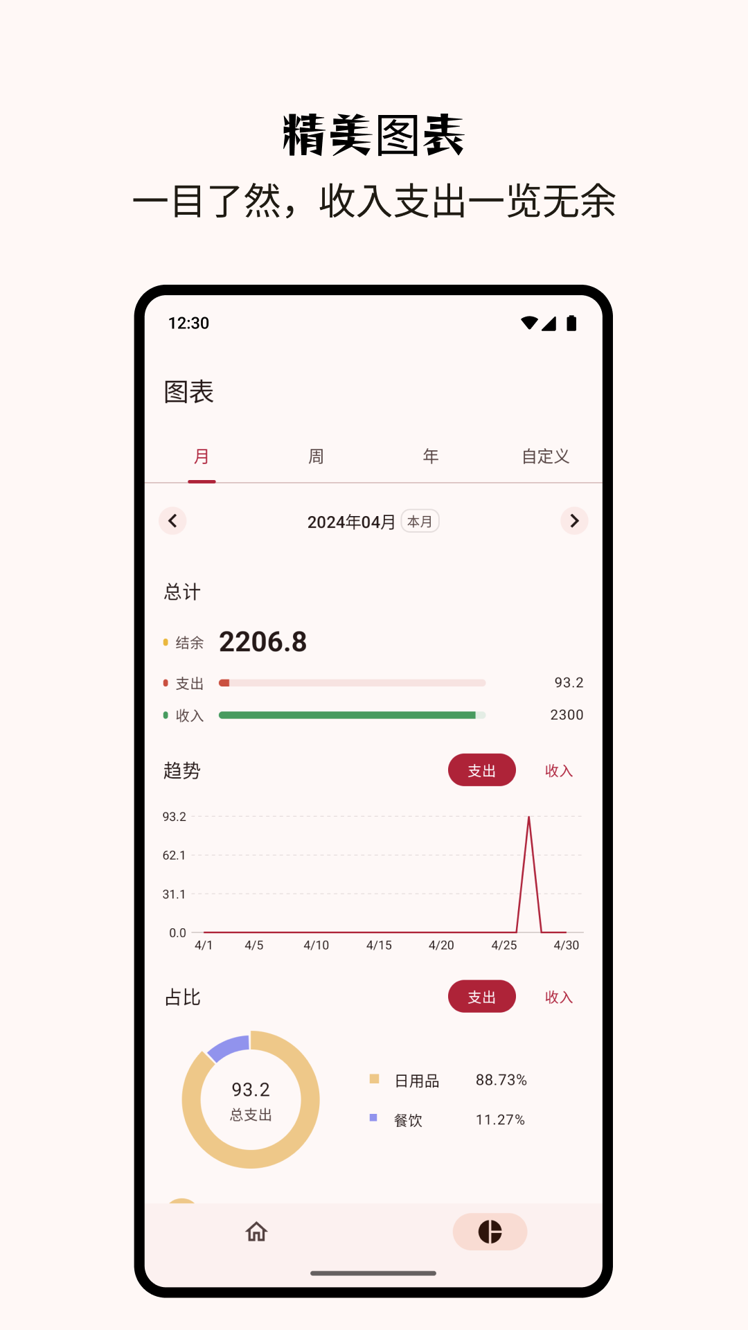 Billbook记账截图3